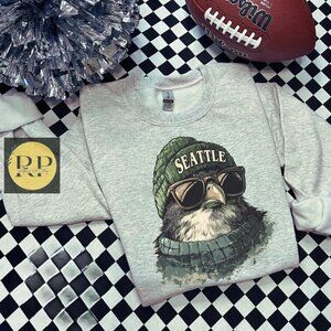 seattle seahawks Football Animal Game Day Tailgate Outfit Shirt Sweatshirt y2k